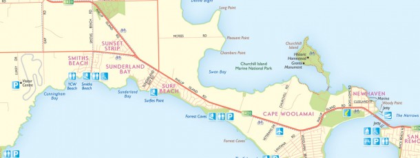 Phillip Island Visitor Map